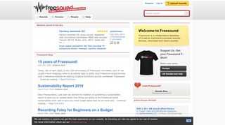 Freesound: collaborative database of creative-commons licensed sound for musicians and sound lovers. Have you freed your sound today?