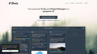 Stacks is an elegant and easy to use task manager that offers a flexible way to organize your tasks with ease making task management both easy and fun.