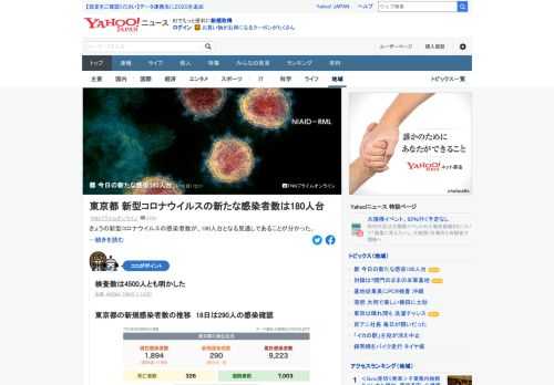 東京都内のきょうの新型コロナウイルスの感染者数が、180人台となる見通しであることが分かった。都内の1人の感染者数としては、4日ぶりに200人を下回ることになる。