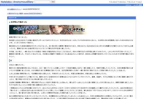 実家が燃えてなくなった。母の話によると父はタバコの吸い殻をダンボールにためていたらしい。なぜ父はそんなことをしていたのかは分からない…