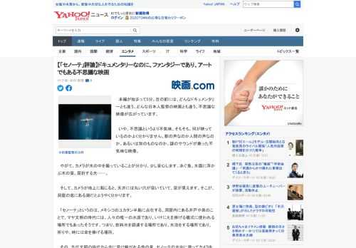 　本編が始まって5分。目の前には、どんなドキュメンタリーとも違う、どんな日本人監督の映画とも違う、不思議な映像が広がっています。  　いや、不思議というより不気味。そもそも、何が映っているのかよく分