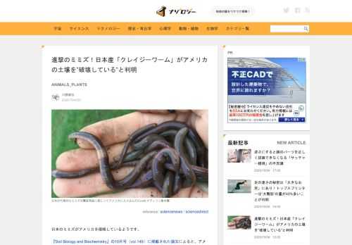 日本のミミズは落ち葉の絨毯を壊滅させる ミミズが豊かな土地を作ると言われているのは、彼らの食べ物が原因です。 ミミズは落葉樹や枯草が落とす葉を体内で...