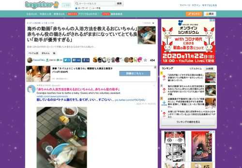 完全にされるがままになっていて可愛いしか言えなくなるのでみんな見よう…