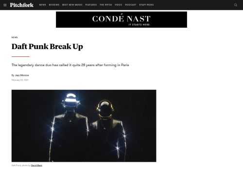 The legendary dance duo has called it quits 28 years after forming in Paris