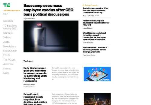 プロジェクト管理アプリのパイオニアであるBasecampではファウンダー、CEOのジェイソン・フリード氏による社員の政治的議論の禁止が大きな議論を巻き起こした。これをきっかけにBasecampの60名の社員の3分の1が持ち株の会社買取を受け入れて退社したという。