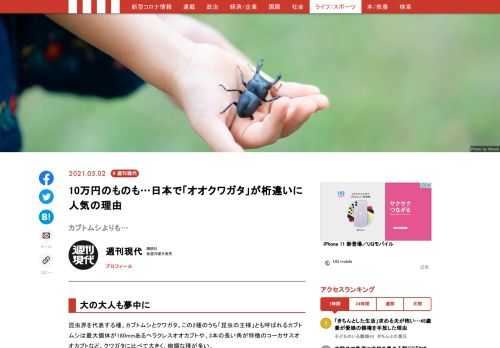 「現代ビジネス」は、第一線で活躍するビジネスパーソン、マネジメント層に向けて、プロフェッショナルの分析に基づいた記事を届ける新創刊メディアです。政治、経済からライフスタイルまで、ネットの特性を最大限にいかした新しい時代のジャーナリズムの可能性を追及します。