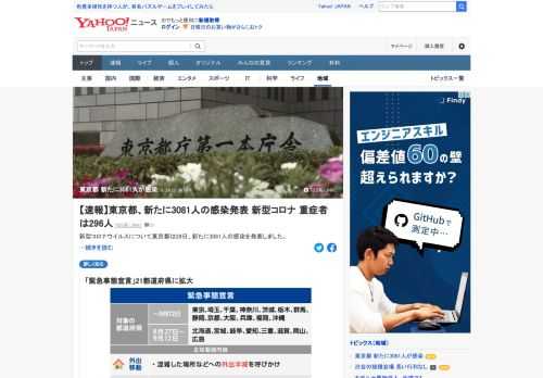 新型コロナウイルスについて東京都は29日、新たに3081人の感染を発表した。現在入院している感染者のうち、重症者は296人となっている。