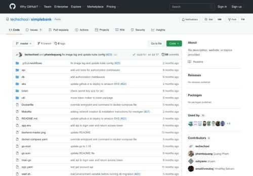 Contribute to techschool/simplebank development by creating an account on GitHub.
