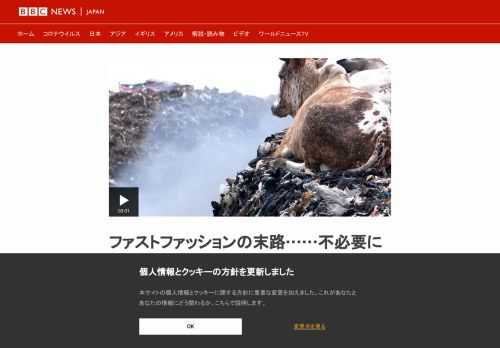 ファストファッションのブランド企業は、現代のトレンドやニーズを満たすため、衣服を過剰に生産している。その結果、西アフリカの国々には毎週、対処しきれない量の古着が輸入され、その一部は埋め立て地へ直行するという。