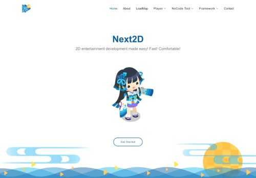 Next2D libraries and tool. Rendering Engine, NoCode Tool, Underlying Framework. 2D entertainment development made easy! Fast! Comfortable!