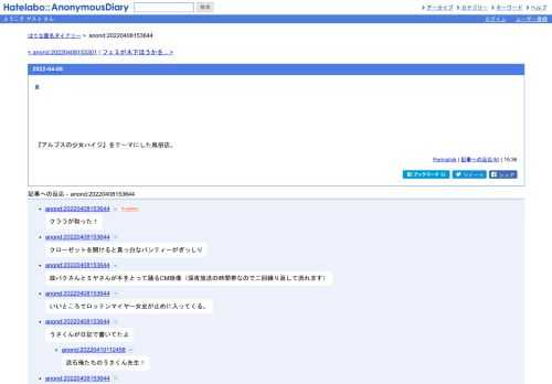 『アルプスの少女ハイジ』をテーマにした風俗店。